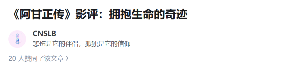 阿甘正传评论截图